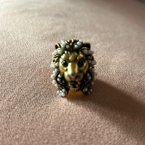 Gucci Lion Head Ring